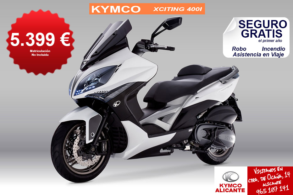 Oferta Kymco Alicante - Kymco XCITING 400i por 5.399 €