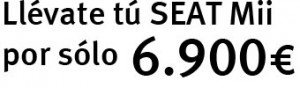 LLevate Tu Seat Mii por solo 6.900 euros