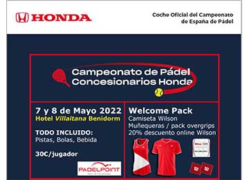 1º Campeonato de Padel Honda